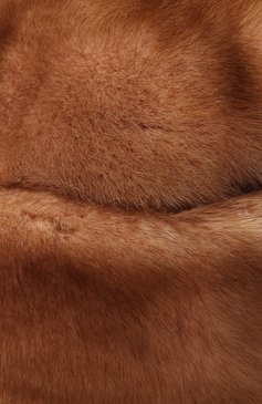 Женская шапка джулия из меха норки FURLAND темно-бежевого цвета, арт. 0034600110012600000 | Фото 3 (Материал: Натуральный мех)