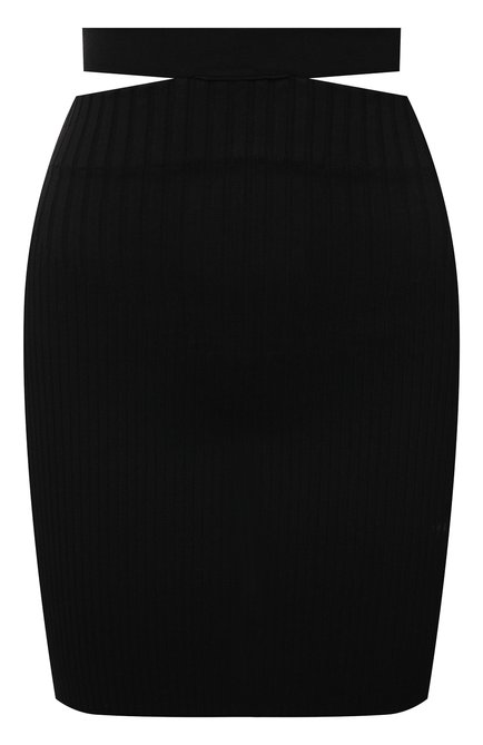 Женская юбка вискозы ANDREADAMO черного цвета по цене 34600 руб., арт. ADSS21SK02014372 | Фото 1