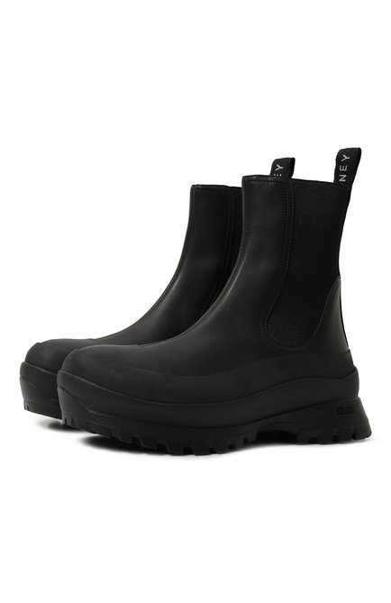 Женские комбинированные ботинки STELLA MCCARTNEY черного цвета по цене 86400 руб., арт. 800397/N0242 | Фото 1