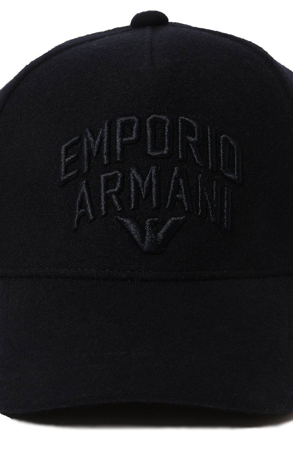 Шерстяная бейсболка Emporio Armani 404669/3R582 Фото 3