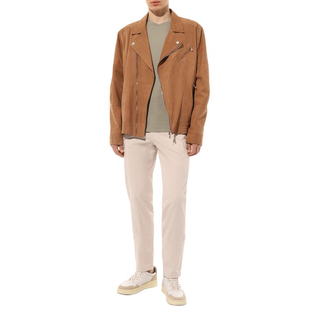 фото Хлопковые брюки-карго brunello cucinelli