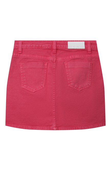 Детская джинсовая юбка MSGM KIDS розового цвета, арт. MS026859 | Фото 2 (Кросс-КТ: Деним; Материал внешний: Хлопок, Деним; Региональные ограничения белый список (Axapta Mercury): RU; Ростовка одежда: 10 - 11 лет | 140 - 146см, 12 лет | 152 см, 13 - 15 лет | 158 см, 6 лет | 116 см, 8 лет | 128 см)