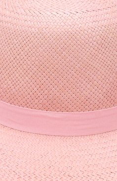 Женская шляпа anastasia CANOE розового цвета, арт. 1964828 | Фото 3 (Материал внутренний: Не назначено; Материал сплава: Проставлено; Нос: Не проставлено; Материал: Растительное волокно; Статус проверки: Проверена категория)