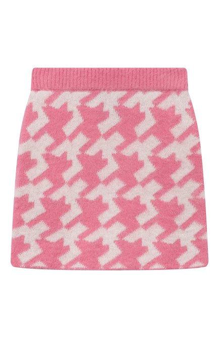 Детская юбка MC2 SAINT BARTH розового цвета, арт. STBK CHATEL JR/CHT0002/10173E/10-16 | Фото 1 (Материал внешний: Синтетический материал; Нос: Не проставлено; Материал сплава: Проставлено)
