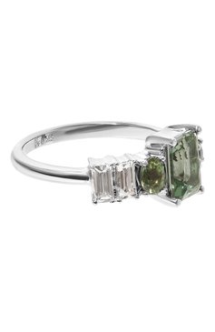 Женское кольцо JEWLIA зеленого цвета, арт. JR-127 | Фото 1