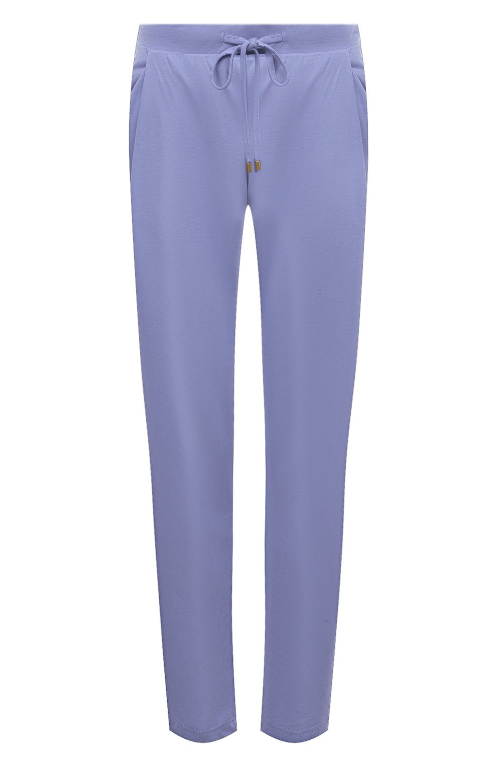 Женские брюки HANRO голубого цвета, арт. 077880. | Фото 1 (Женское Кросс-КТ: Брюки-белье; Материал внешний: Синтетический материал, Хлопок)