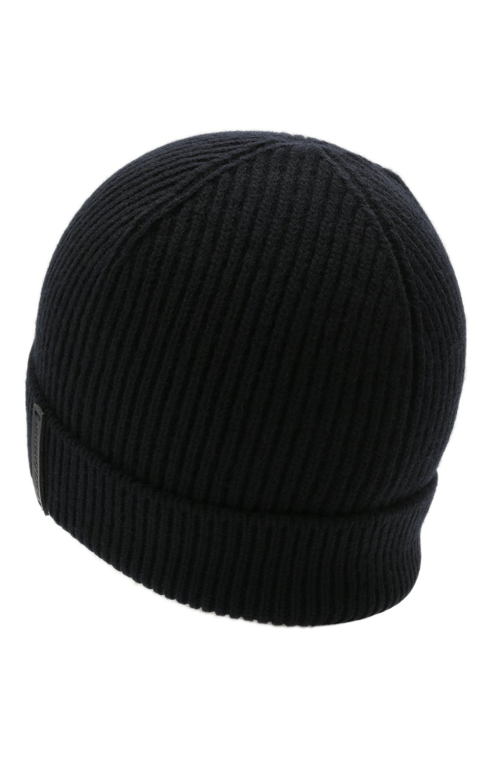 Мужская шерстяная шапка DOLCE & GABBANA темно-синего цвета, арт. GXE84T/JAV99 | Фото 2 (Материал: Текстиль, Шерсть; Кросс-КТ: Трикотаж)