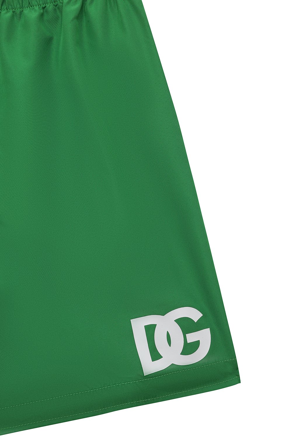 Детские плавки-шорты DOLCE & GABBANA зеленого цвета, арт. L4J840/G7H2U/2-6 | Фото 3 (Кросс-КТ: Пляж; Материал внешний: Синтетический материал; Материал сплава: Проставлено; Нос: Не проставле но)
