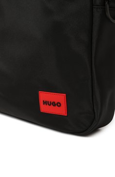 Мужская текстильная сумка для ноутбука HUGO черного цвета, арт. 50491765 | Фото 3 (Материал сплава: Проставлено; Ремень/цепочка: На ремешке; Драгоценные камни: Проставлено; Размер: large)