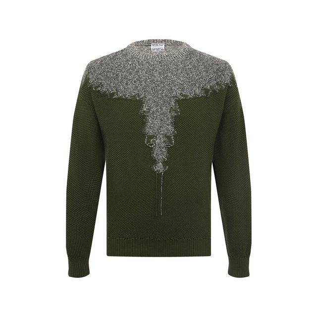 Свитер из хлопка и вискозы Marcelo Burlon CMHE024F22KNI0015608