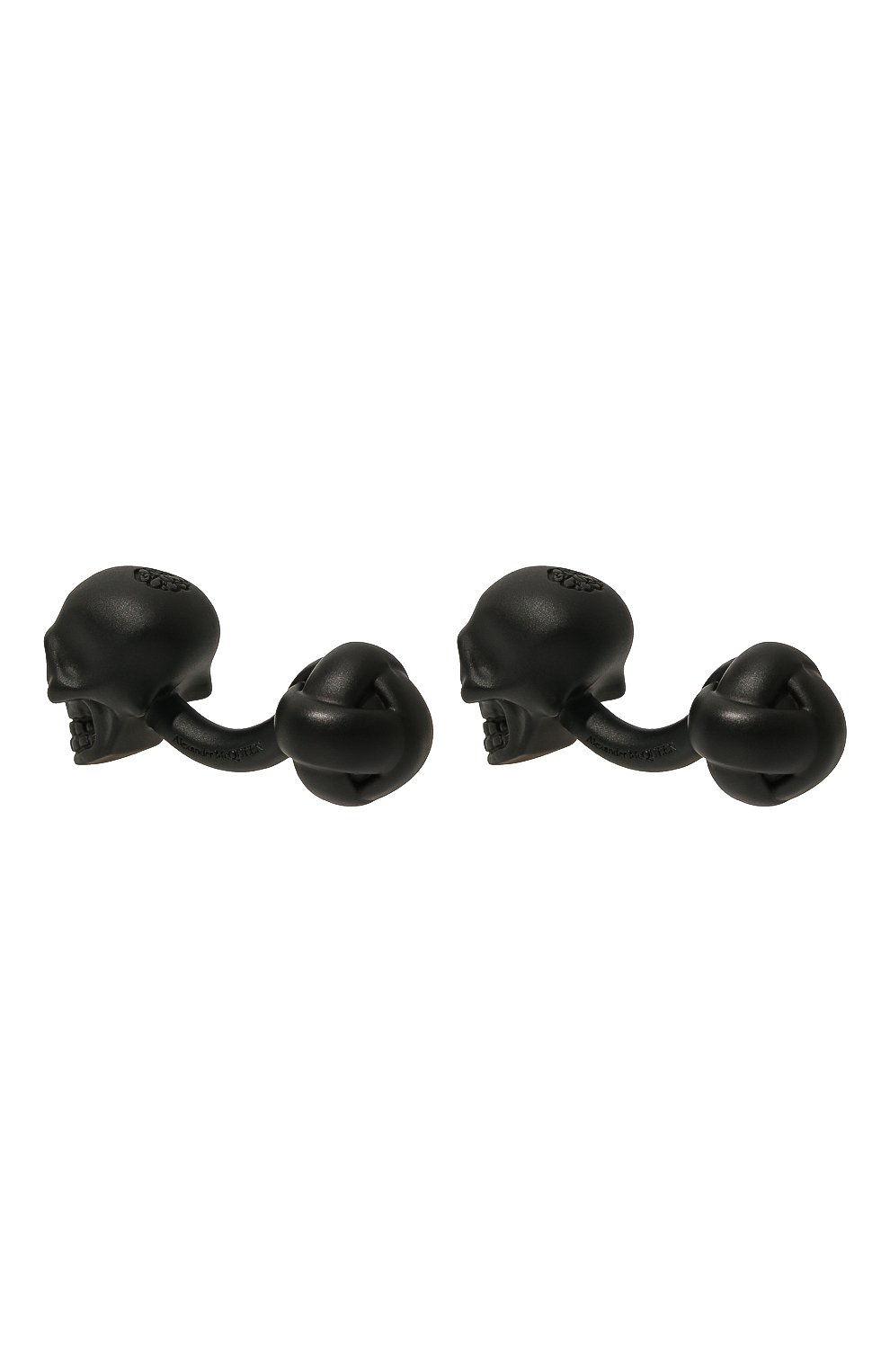 Мужские запонки ALEXANDER MCQUEEN черного цвета, арт. 554491/J160V | Фото 3 (Стили: Гранж; Материал: Металл)
