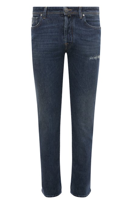 Мужские джинсы JACOB COHEN синего цвета по цене 66950 руб., арт. U Q M04 39 S 3583 | Фото 1
