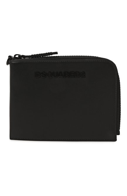 Мужской кожаное портмоне DSQUARED2 черного цвета, арт. P0M0031/01500001 | Фото 1