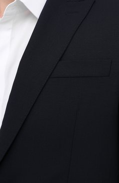 Мужской шерстяной костюм DSQUARED2 темно-синего цвета, арт. S74FT0407/S40320 | Фото 6 (�Материал внешний: Шерсть; Рукава: Длинные; Костюмы М: Однобортный; Стили: Классический; Материал подклада: Синтетический материал)