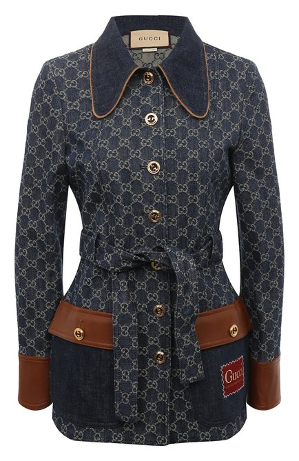 Женский темно-синий джинсовый жакет GUCCI купить в интернет-магазине ...