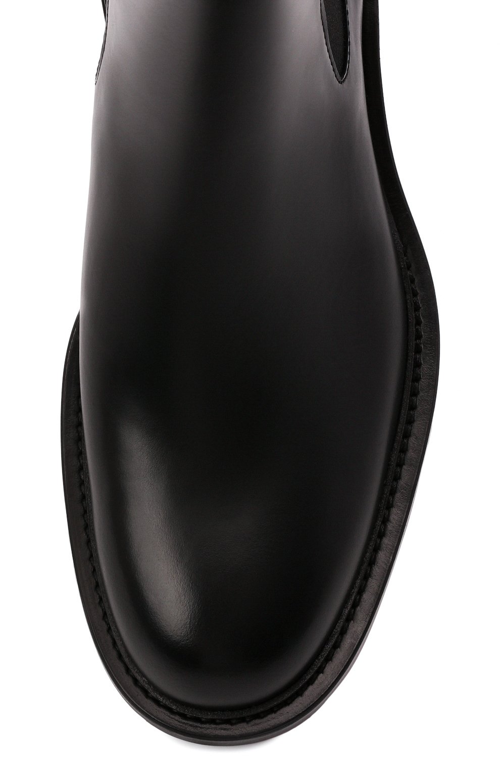 Мужские кожаные челси level BOTTEGA VENETA черного цвета, арт. 652357/V10T0 | Фото 6 (Материал внутренний: Натуральная кожа; Материал утеплителя: Без утеплителя; Подошва: Плоская; Мужское Кросс-КТ: Сапоги-обувь, Челси-обувь)