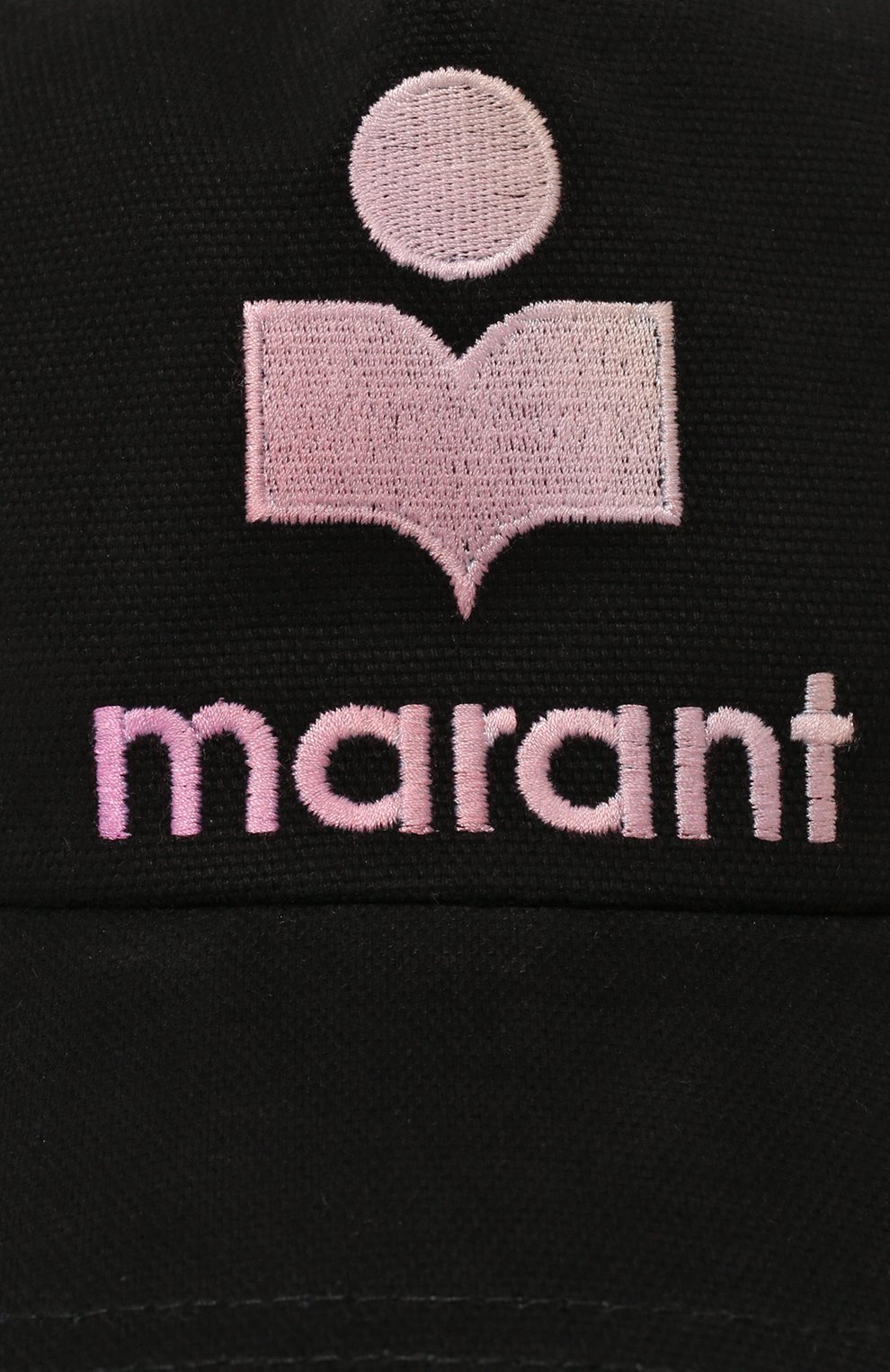 Женская бейсболка ISABEL MARANT черного цвета, арт. CQ0015-22E016A/TYR0N | Фото 4 (Материал: Текстиль, Хлопок; Материал сплава: Проставлено; Нос: Не проставлено)