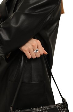 Женское кольцо MS. MARBLE серебряного цвета, арт. MM-RWLSSS | Фото 2 (Материал: Серебро; Региональные ограничения белый список (Axapta Mercury): Не проставлено; Нос: Не проставлено)