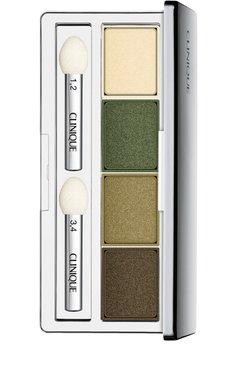Тени для век all about shadow quad on safari CLINIQUE  цвета, арт. 7PWL-05 | Фото 1 (Статус проверки: Проверена категория)