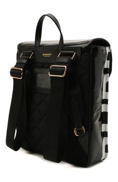 Детская портфель satchel BURBERRY черного цвета, арт. 8041146 | Фото 2 (Материал: Текстиль)