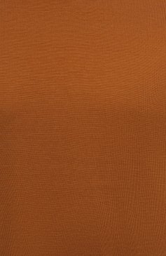 Мужская футболка из шелка и хлопка LORO PIANA светло-коричневого цвета, арт. FAF6128 | Фото 5 (Материал внешний: Шелк, Хлопок; Принт: Без принта; Рукава: Короткие; Длина (для топов): Стандартные; Региональные ограничения белый список (Axapta Mercury): RU; Мужское Кросс-КТ: Футболка-одежда; Материал сплава: Проставлено; Стили: Классический; Драгоценные камни: Проставлено)
