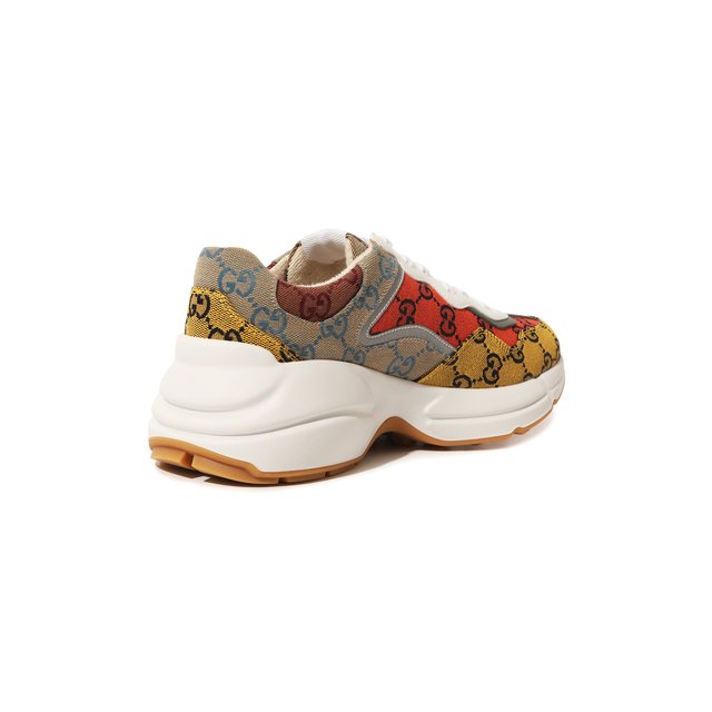 фото Текстильные кроссовки rhyton multicolor gucci