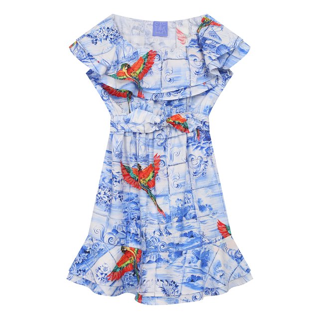 Хлопковое платье Stella Jean Kids