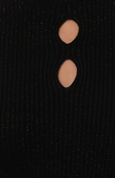 Женская водолазка из шерсти и вискозы D.EXTERIOR черного цвета, арт. 57460 | Фото 5 (Женское Кросс-КТ: Водолазка-одежда; Материал внешний: Шерсть; Рукава: Длинные; Длина (для топов): Стандартные; Материал сплава: Проставлено; Драгоце нные камни: Проставлено; Стили: Кэжуэл)