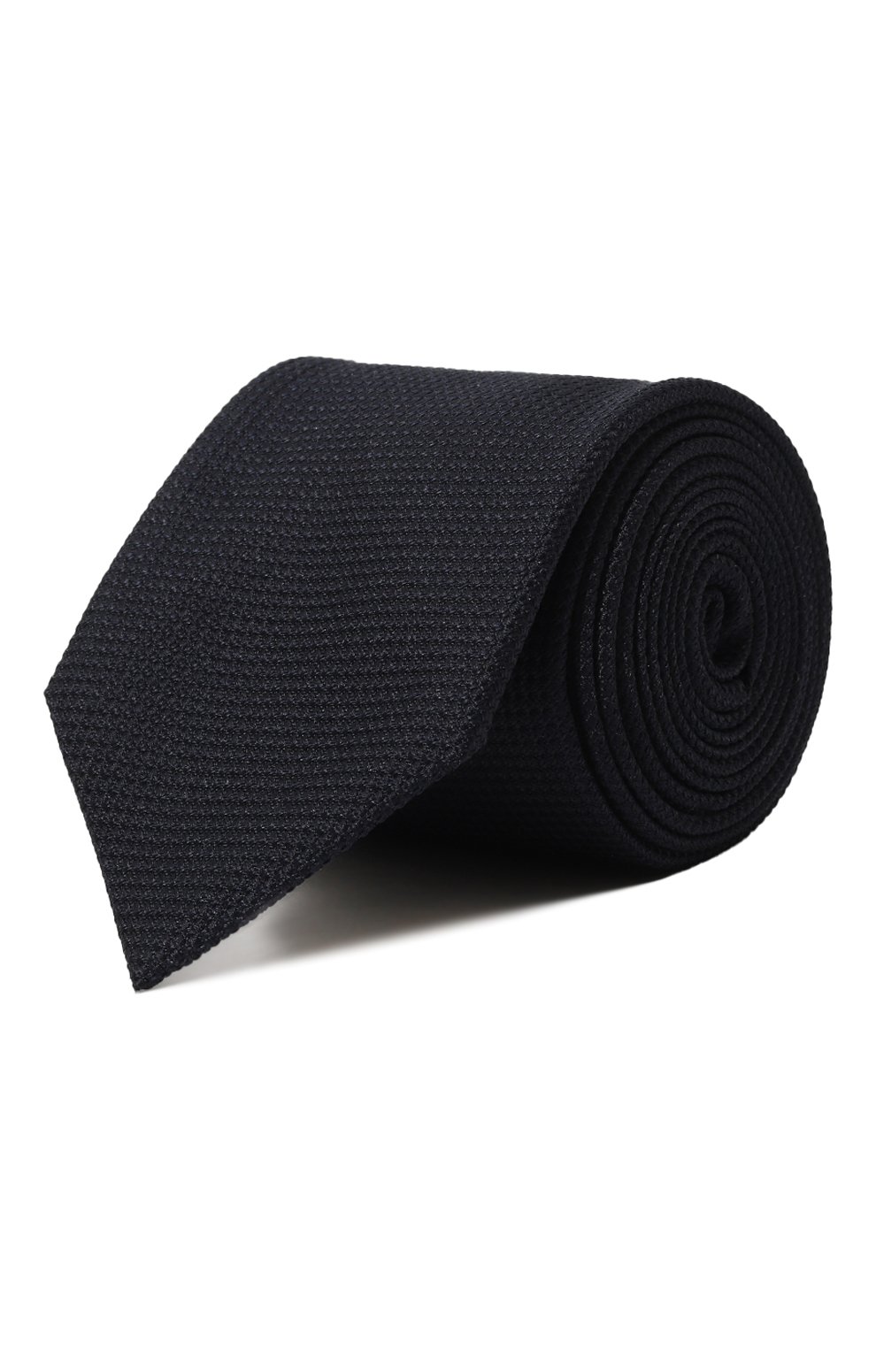 Мужской шелковый галстук VAN LAACK темно-синего цвета, арт. LER0Y/K04325 | Фото 1 (Материал: Текстиль, Шелк; Принт: Без принта; Материал сплава: Проставлено; Нос: Не проставлено)