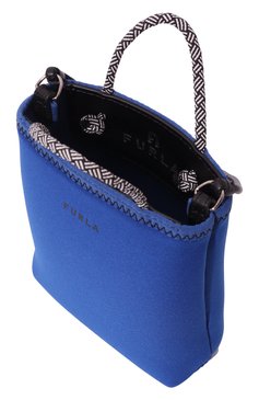 Женский сумка furla ginger mini FURLA синего цвета, арт. WE00337/BX0893 | Фото 4 (Сумки-технические: Сумки-шопперы; Размер: mini; Ремень/цепочка: На ремешке; Материал: Текстиль)