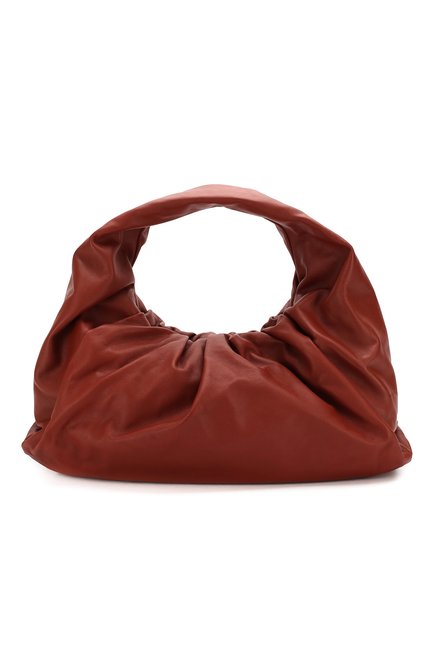 Женская сумка shoulder pouch medium BOTTEGA VENETA коричневого цвета, арт. 607984/VCP40 | Фото 1 (Сумки-технические: Сумки top-handle; Материал: Натуральная кожа; Размер: medium; Региональные ограничения белый список (Axapta Mercury): RU)