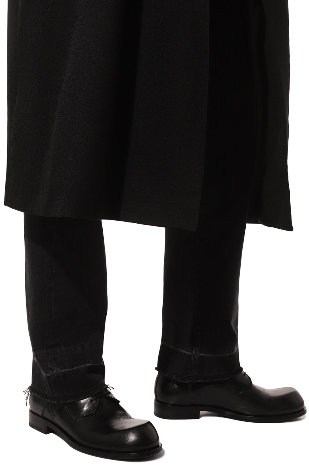 Мужские кожаные дерби MATTIA CAPEZZANI черного цвета, арт. M2285/T0SC V0L | Фото 3 (Материал внутренний: Натуральная кожа; Стили: Классический)