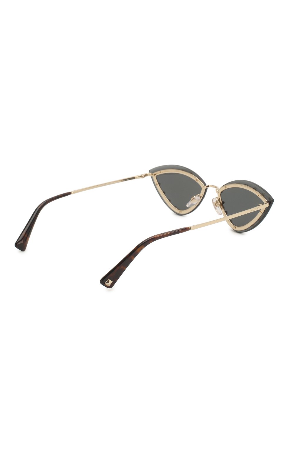 Женские солнцезащитные очки VALENTINO черного цвета, арт. 2033-300387 | Фото 4 (Тип очков: С/з; Оптика Гендер: оптика-женское; Очки форма: Cat-eye)