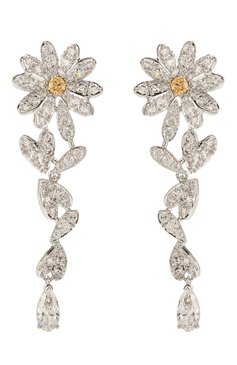 Женские серьги eternal flower SWAROVSKI серебряного цвета, арт. 5512655 | Фото 1 (Материал: Металл)
