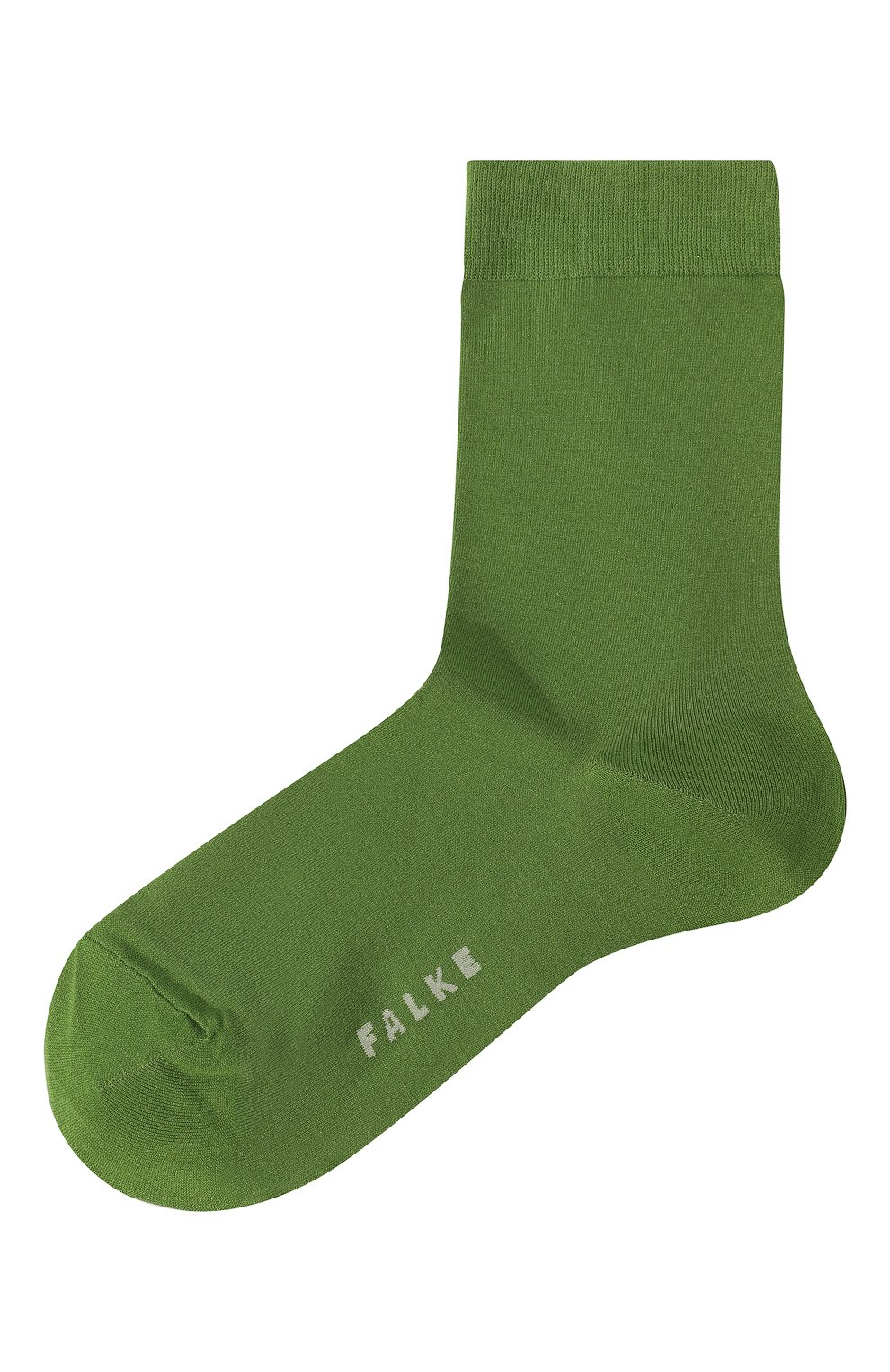 Женские носки FALKE зеленого цвета, арт. 47105 | Фото 1 (Материал внешний: Синтетический материал, Хлопок)