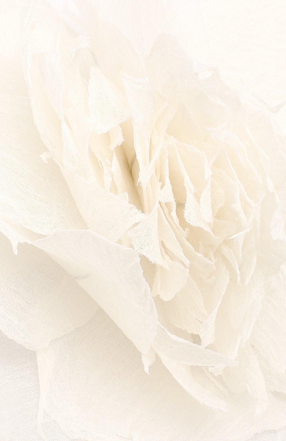 Мужская брошь FLOWER ME белого цвета, арт. PION-LI023010L | Фото 3 (Материал: Текстиль; Статус проверки: Проверена категория)