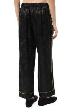 Женская пижама из вискозы и шелка KLEED LOUNGEWEAR черного цвета, арт. BAMB00 PYJAMA | Фото 6 (Материал сплава: Проставлено; Нос: Не проставлено)