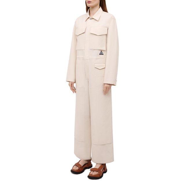 Хлопковый комбинезон Jil Sander  JPPS320005-WS242600 Фото 3