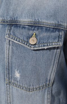 Мужская джинсовая куртка DONDUP голубого цвета, арт. UJ812/DF0142U/FX5 | Фото 5 (Кросс-КТ: Куртка, Деним; Рукава: Длинные; Стили: Гранж; Материал сплава: Проставлено; Материал внешний: Хлопок, Деним; Драгоценные камни: Проставлено; Длина (верхняя одежда): Короткие)