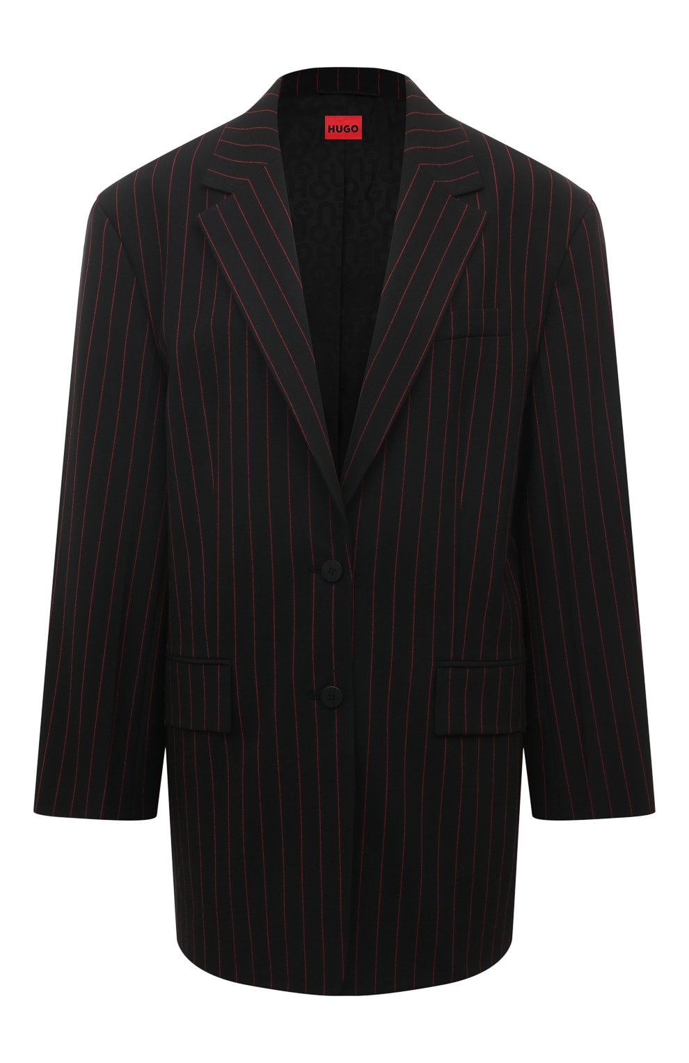 Женский черный жакет HUGO купить в интернет-магазине ЦУМ, арт. 50501764