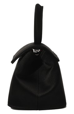 Женская сумка liza mini RUBEUS MILANO черного цвета, арт. 014/18DML600 | Фото 4 (Сумки-технические: Сумки top-handle; Размер: mini; Ремень/цепочка: На ремешке; Материал: Текстиль)