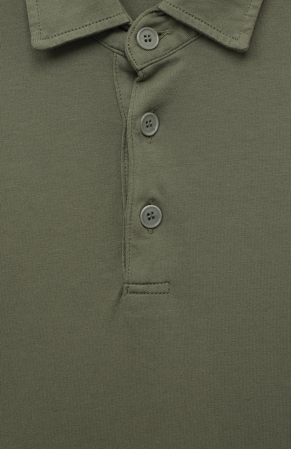 Детское хлопковое поло ASPESI хаки цвета, арт. S23002PCM7066/4A-8A | Фото 3 (Рукава: Короткие; Региональные ограничения белый список (Axapta Mercury): Не проставлено; Материал сплава: Проставлено; Нос: Не проставлено; Материал внешний: Хлопок; Драгоценные камни: Проставлено)