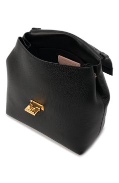 Женский рюкзак arlettis small COCCINELLE черного цвета, арт. E1 LD5 54 01 01 | Фото 5 (Материал: Натуральная кожа; Размер: mini; Стили: Кэжуэл)