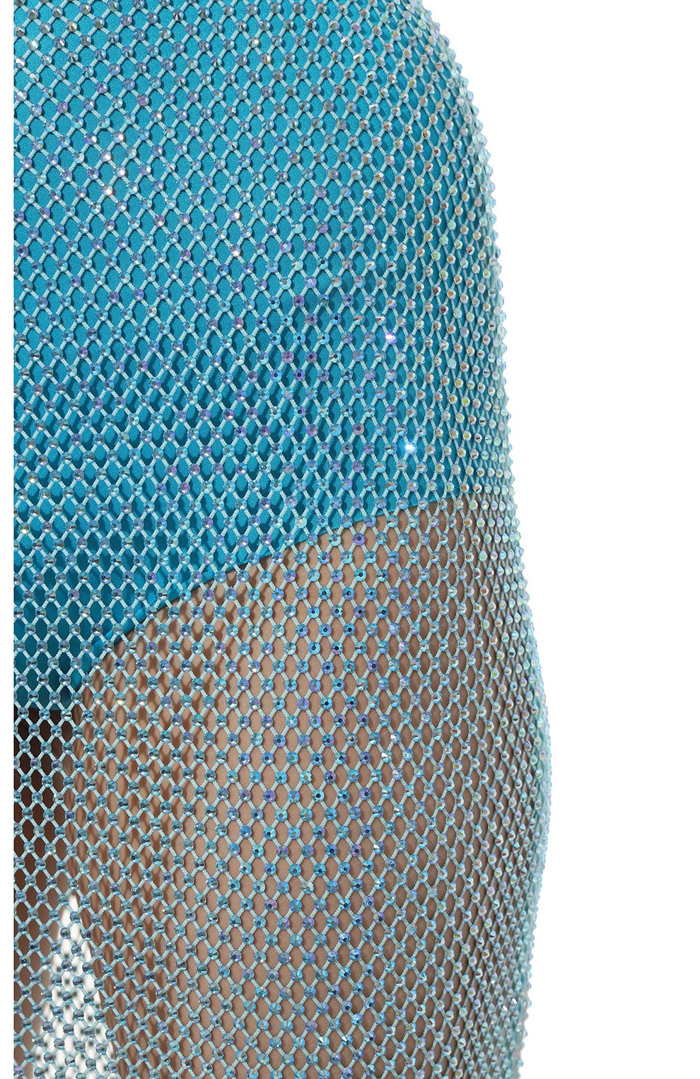 Женская юбка GIUSEPPE DI MORABITO голубого цвета, арт. SS23081SK-240 | Фото 5 (Стили: Гламурный; Материал внешний: Синтетический материал; Женское Кросс-КТ: Юбка-одежда; Материал сплава: Проставлено; Материал подклада: Синтетический материал; Длина Ж (юбки, платья, шорты): Макси; Драгоценные камни: Проставлено)