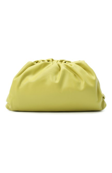 Женский клатч pouch BOTTEGA VENETA светло-зеленого цвета, арт. 576227/VCP40 | Фото 1 (Материал: Натуральная кожа; Размер: medium; Женское Кросс-КТ: Клатч-клатчи; Региональные ограничения белый список (Axapta Mercury): RU)