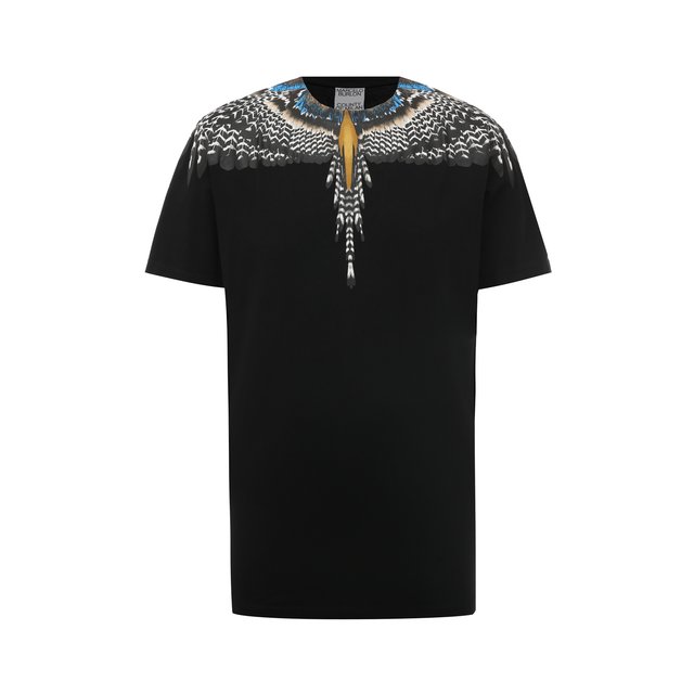 Хлопковая футболка Marcelo Burlon CMAA018F22JER0021007