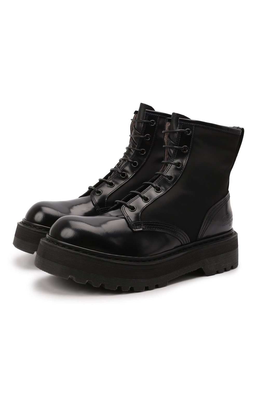 Кожаные ботинки Premiata M4973/VARIANTE 19+M0NT0NE, цвет чёрный, размер 35