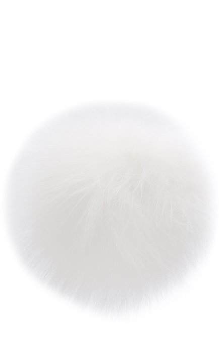 Женского помпон из меха лисы LORO PIANA белого цвета, арт. FAG5547 | Фото 1 (Статус проверки: Проверено, Проверена категория; Материал: Натуральный мех)