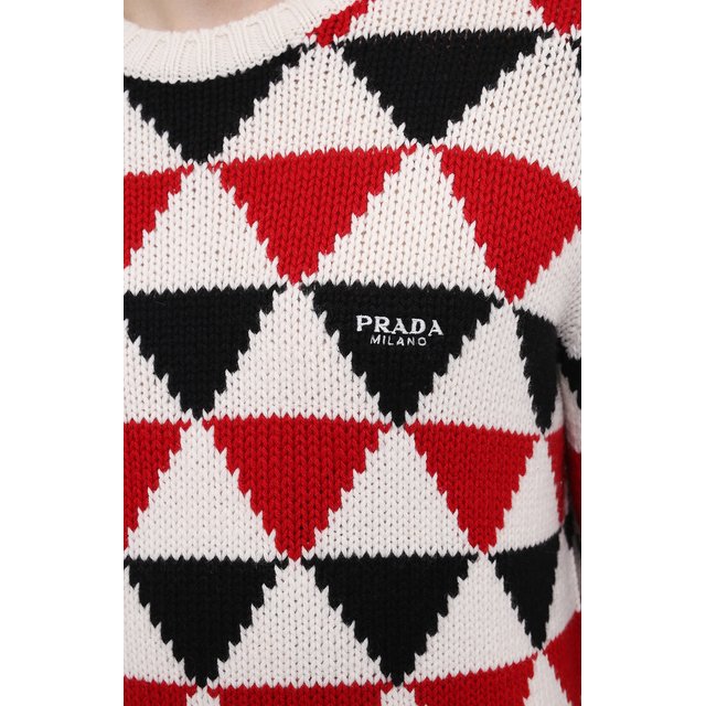 Кашемировый свитер Prada UMB338-10O6-F0N98-212 Фото 5