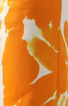 Женские джинсы с принтом DRIES VAN NOTEN оранжевого цвета, арт. 191-32410-7111 | Фото 5 (Кросс-КТ: Деним; Длина (брюки, джинсы): Стандартные; Материал сплава: Проставлено, Проверено; Материал внешний: Хлопок; Статус проверки: Проверено, Проверена категория; Драгоценные камни: Проставлено)